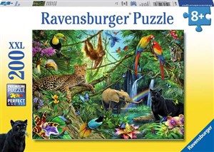 Bild von Puzzle XXL Zwierzęta w dżungli 200