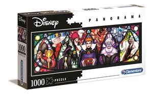 Obrazek Puzzle 1000 Panorama Disney Villains