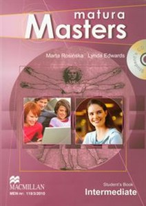 Obrazek Matura Masters Intermediate Student's Book + CD Poziom B1/B2 Szkoła ponadgimnazjalna