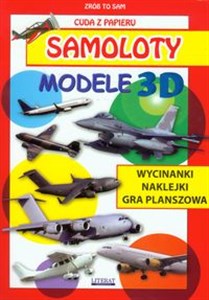 Bild von Samoloty Modele 3D Cuda z papieru Wycinanki, naklejki, gra planszowa