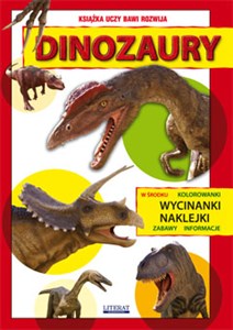 Bild von Dinozaury Kolorowanki, wycinanki, naklejki, zabawy, informacje