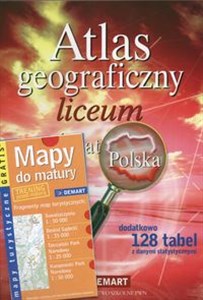 Obrazek Atlas Geograficzny Świat Polska z mapami do matury Liceum
