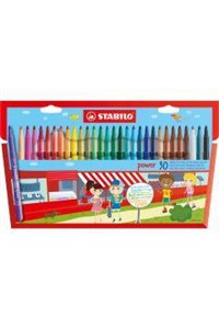 Bild von Flamastry Stabilo Power 30 sztuk