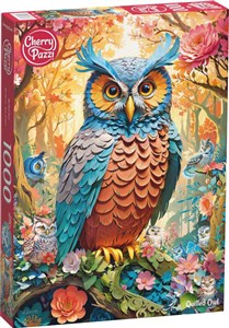 Bild von Puzzle 1000 CherryPazzi Quilled Owl 30776