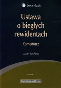 Obrazek Ustawa o biegłych rewidentach Komentarz