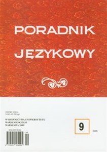 Obrazek Poradnik językowy 9/2009