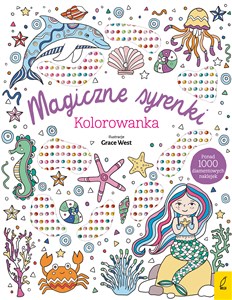 Obrazek Wypukłe naklejki Magiczne syrenki Kolorowanka