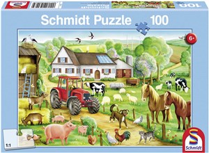 Obrazek Puzzle 100 Wesołe gospodarstwo G3