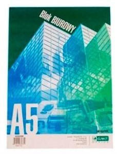 Bild von Blok biurowy A5/50 arkuszy kratka D.RECT