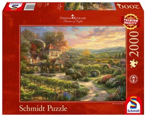 Obrazek Puzzle 2000 Thomas Kinkade Winnica