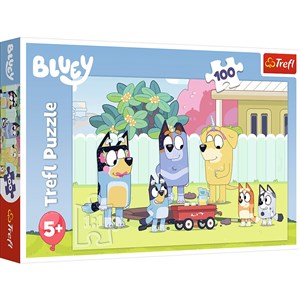 Bild von Puzzle Wesoły świat Bluey 100