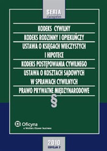 Bild von Kodeks cywilny Kodeks rodzinny i opiekuńczy Ustawa o księgach wieczystych i hipotece Kodeks postępowania cywilnego Ustawa o kosztach sądowych w sprawach cywilnych Prawo prywatne międzynarodowe