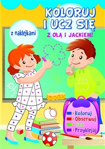 Bild von Koloruj i ucz się z Olą i Jackiem! z naklejkami