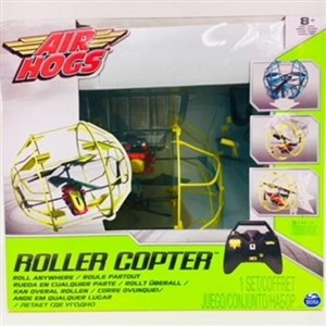 Obrazek Air Hogs Dron Roller Copter żółty