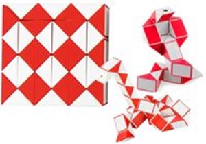 Bild von Układanka Logiczna Wąż Rubika Magia 62 cm Czerwony