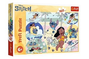 Obrazek Puzzle 160 Stitch rządzi TREFL