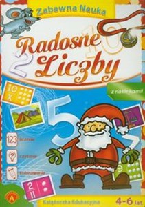 Obrazek Radosne liczby z naklejkami 4-6 lat