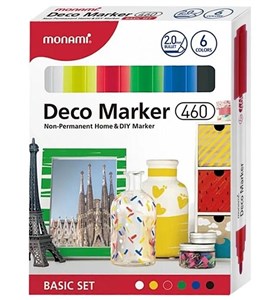 Bild von Markery akrylowe Deco Marker B 460 6 kol. Basic MonAmi (2080001501)