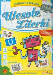 Obrazek Wesołe literki z naklejkami 4-6 lat