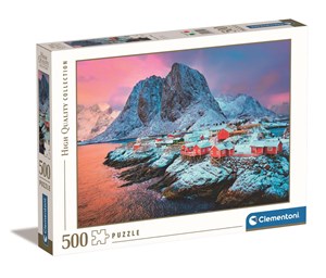 Bild von Puzzle 500 HQ Hamnřy village 35144