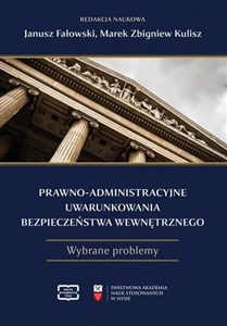 Bild von Prawno-administracyjne uwarunkowania bezpieczeństwa wewnętrznego