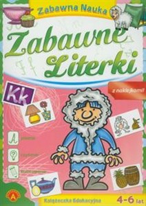 Obrazek Zabawne literki z naklejkami 4-6 lat