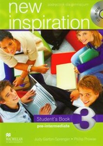 Obrazek New Inspiration 3 student's book with CD Gimnazjum