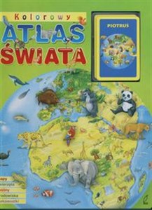 Obrazek Kolorowy atlas świata Z kartami