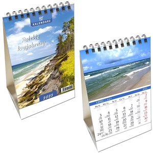 Bild von Kalendarz biurkowy 2023 pion mały Krajobrazy
