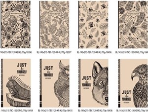 Obrazek Notatnik ozdobny 143x215/120K kratka FRESH