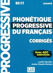Obrazek Phonetique progressive du francais Avance B2-C1 Klucz do nauki fonetyki języka francuskiego