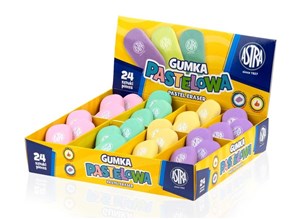 Obrazek Gumka pastelowa (24szt) ASTRA