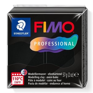 Obrazek Masa termoutwardzalna Fimo 57g czarny