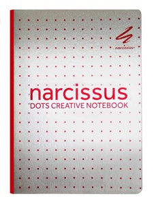 Obrazek Zeszyt Narcissus A4 w kropki 60 kartek