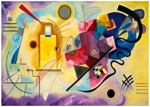 Obrazek Puzzle 1000 Żółty, czerwony, niebieski, Wassily kandinsky, 1925