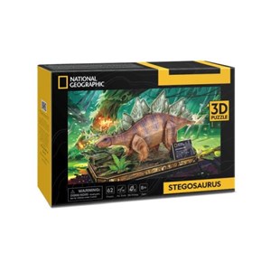 Bild von Puzzle 3D National Geographic Stegozaur