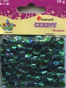 Obrazek Cekiny 7mm 10g Tęczowe