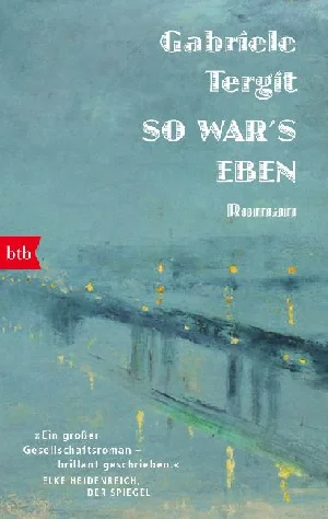 Obrazek TERGIT, G: SO WAR'S EBEN