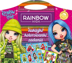 Obrazek Rainbow High. Naklejki, kolorowanki, zadania