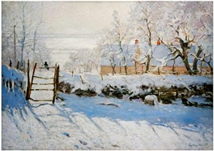 Bild von Puzzle 1000 Zima, Claude Monet, 1869