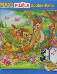 Bild von Puzzle dwustronne 2w1 Maxi 108 Bambi