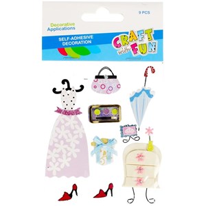Bild von Ozdoba naklejki garderoba 9szt