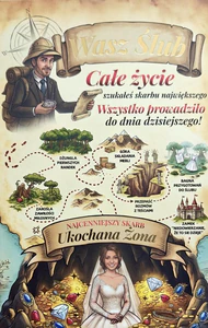 Obrazek Karnet Ślub - Mapa Skarbów