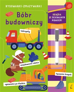 Obrazek Rysowanki-zmazywanki. Bóbr budowniczy (ze ścieralnym flamastrem)