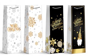 Obrazek Torebki prezentowe BN 12 sztuk mix wzorów WK 22545