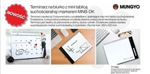 Obrazek Terminarz suchościeralny na biurko MUNGYO