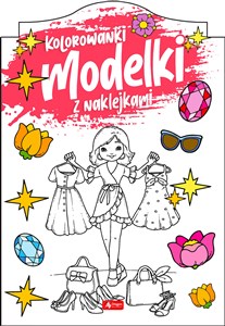 Obrazek Modelki Kolorowanka z naklejkami