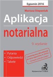 Bild von Aplikacja notarialna Egzamin 2016 Pytania Odpowiedzi Tabele