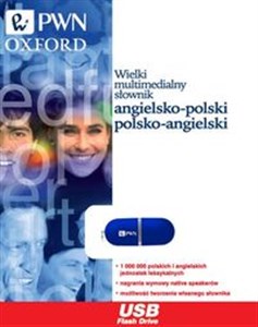 Obrazek Wielki multimedialny słownik angielsko-polski polsko-angielski PWN-Oxford na pendrive