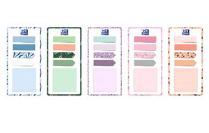 Obrazek Karteczki samoprzylepne + indeksy Oxford kids 25x5 mix